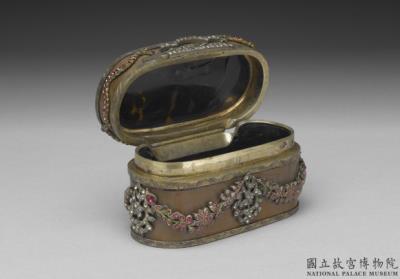 图片[2]-Lacquered silver snuff box inlaid with gemstones, France, ca. 1767-China Archive